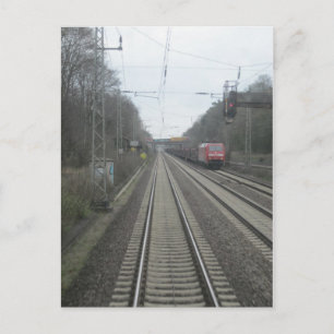 Zuggleise Postkarte