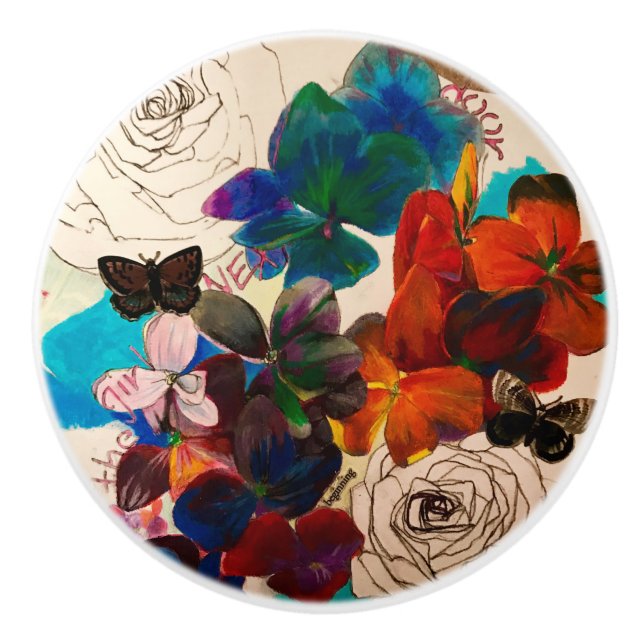 Zugkraft Keramikknauf (Vorderseite)