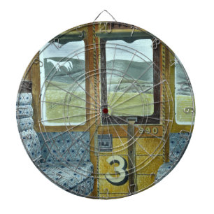 Zuglandschaft (von Eric Ravilious) Dartscheibe