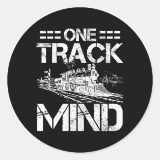 Zuglokomotive Modellbahn Runder Aufkleber