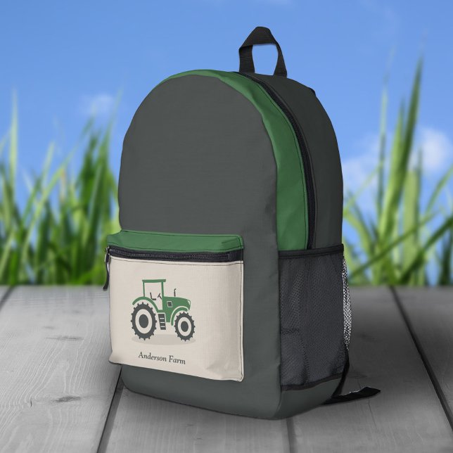Zugmaschine Bedruckter Rucksack (Farm Tractor Backpack)