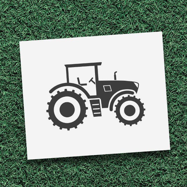 Zugmaschine Gummistempel (Farm Tractor Rubber Stamp)