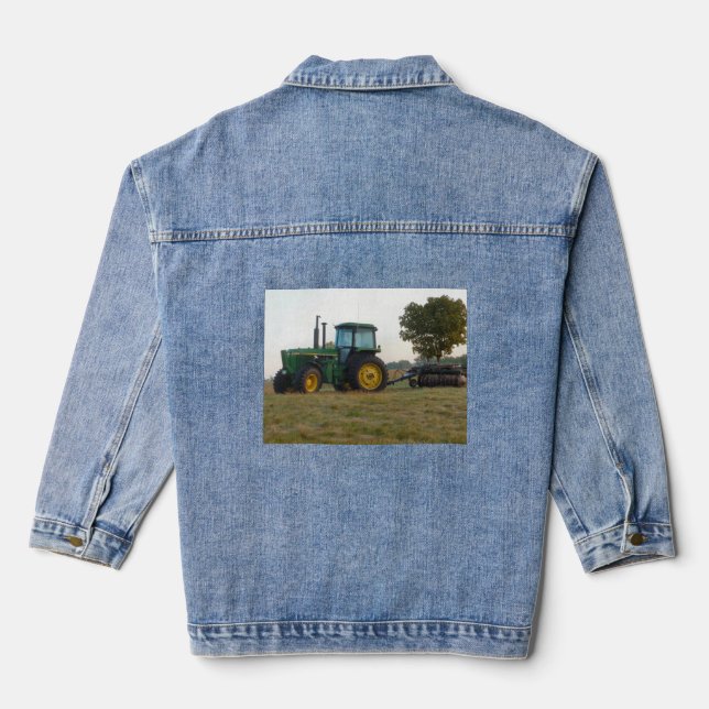 Zugmaschine Jeansjacke (Rückseite)