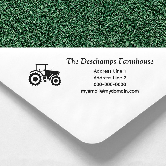 Zugmaschine Permastempel (Farm Tractor Self-inking Stamp)