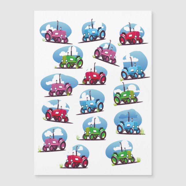 Zugmuster Magnetkarte (Vorderseite)