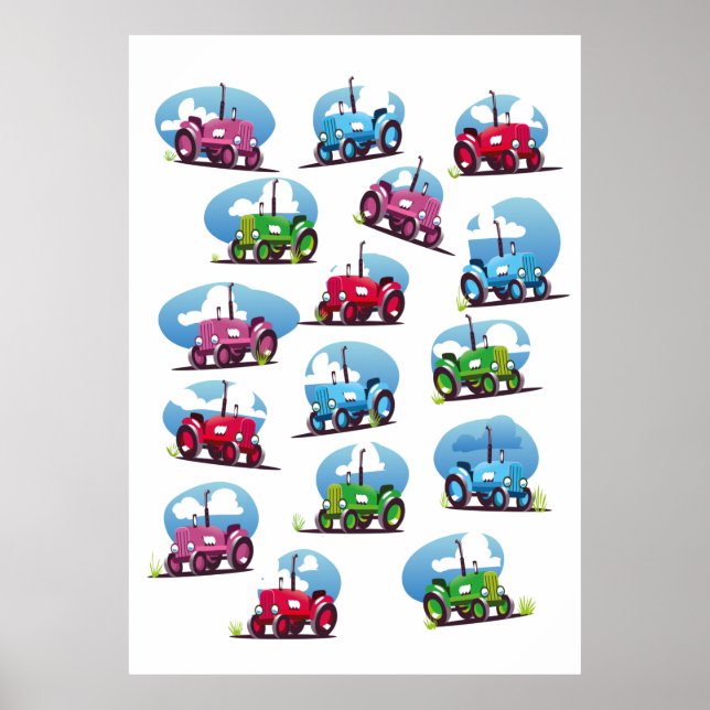 Zugmuster Poster (Vorne)