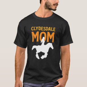 Zugpferd. Schottisches Hochlandpferd. Clydesdale T-Shirt