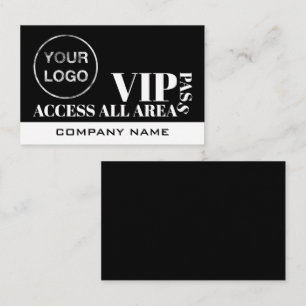 Zugriff auf alle Bereiche Logo-Design, VIP-Karten Visitenkarte