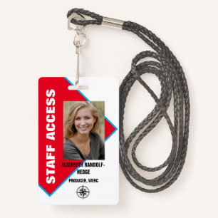 ZUGRIFF AUF DAS PERSONAL FOTO I.D. SICHERHEITSPASS AUSWEIS