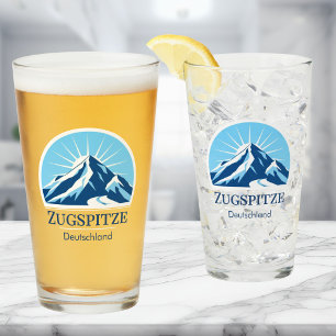 Zugspitze Allemagne montagne Station de ski verre 