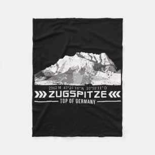Zugspitze Alpen Wetterstein Berge Wandern Klettern Fleecedecke