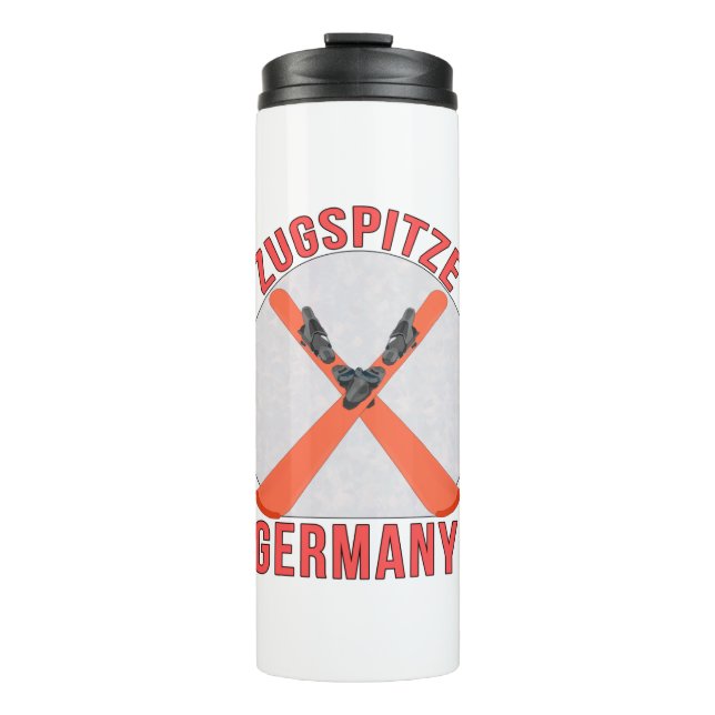Zugspitze, Deutschland Thermosbecher (Vorderseite)