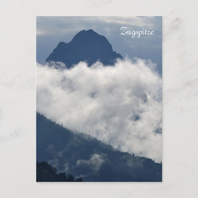 Zugspitze Postkarte (Vorderseite)