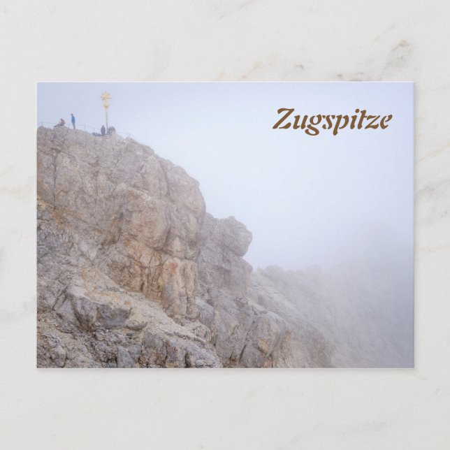 Zugspitze Postkarte (Vorderseite)