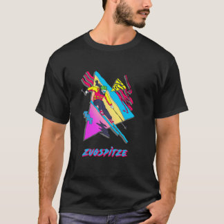 Zugspitze Retro-Skifahrer Skifahren Design Inspiri T-Shirt