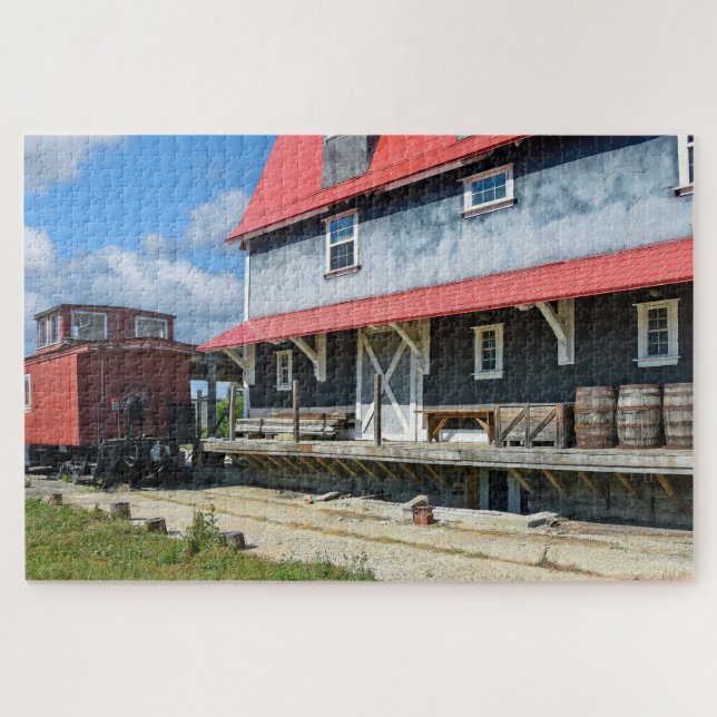 Zugstation mit alten Barren (Horizontal)