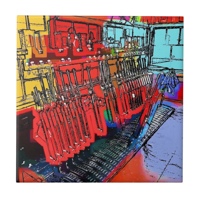 ZUGSTATIONEN FLIESE (Vorderseite)