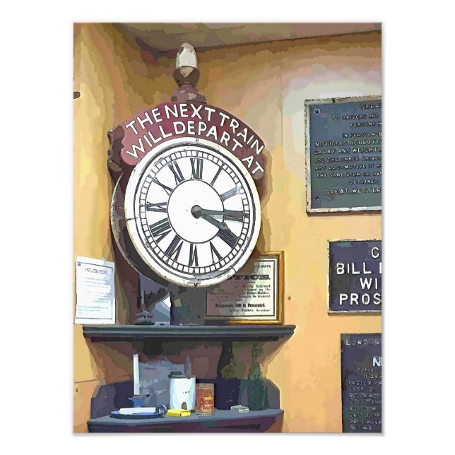 ZUGSTATIONEN FOTODRUCK (Vorne)