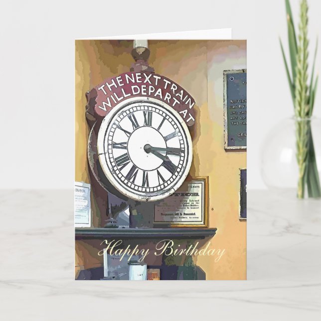 ZUGSTATIONEN KARTE (Vorderseite)