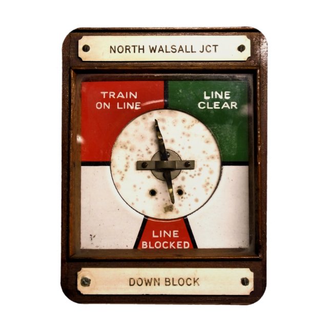 ZUGSTATIONEN MAGNET (Vertikal)