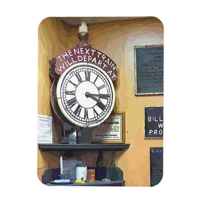 ZUGSTATIONEN MAGNET (Vertikal)