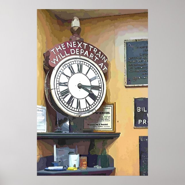 ZUGSTATIONEN POSTER (Vorne)