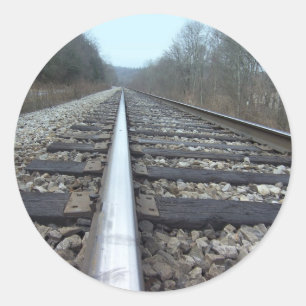 Zugtrassen Runder Aufkleber