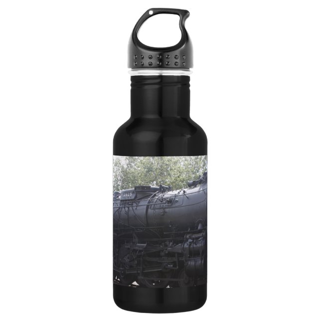 Zugwasserflasche Edelstahlflasche (Vorderseite)