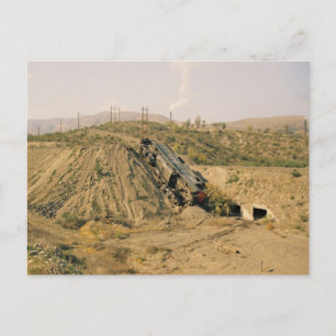Zugwreck Postkarte