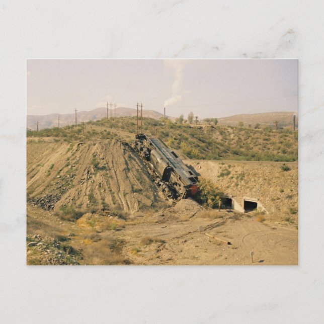 Zugwreck Postkarte (Vorderseite)