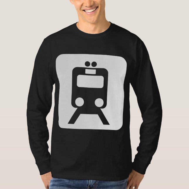 Zugzeichen - Weiß T-Shirt (Vorderseite)