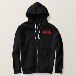ZUHÄLTER BESTICKTER HOODIE