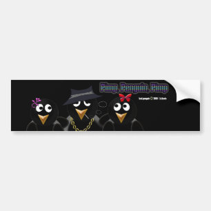 Zuhälter-Pinguin-Zuhälter Autoaufkleber