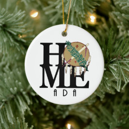 ZUHAUSE Ada Oklahoma Keramik Ornament