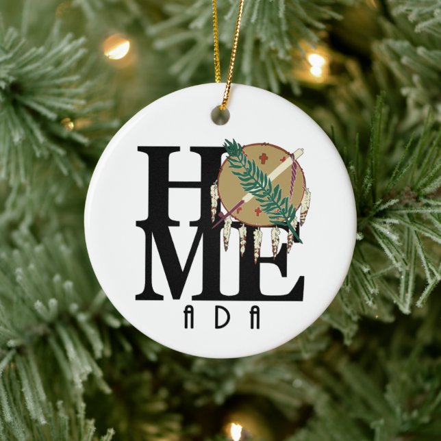 ZUHAUSE Ada Oklahoma Keramik Ornament (Baum)