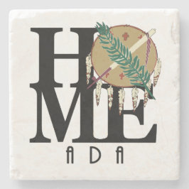 ZUHAUSE Ada Oklahoma Steinuntersetzer