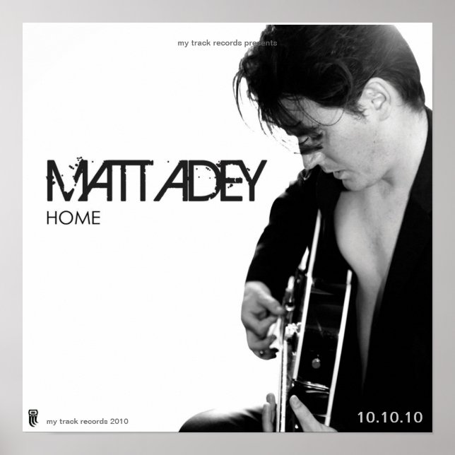 'ZUHAUSE' ALBUM COVER MATT ADEY POSTER (Vorne)