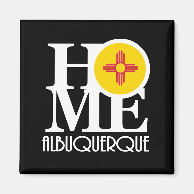 ZUHAUSE Albuquerque Magnet (Vorne)