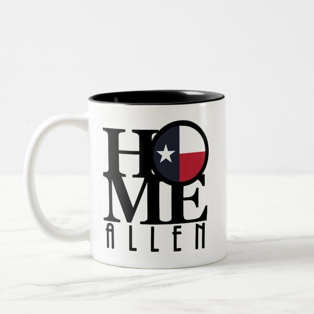 ZUHAUSE Allen Texas Zweifarbige Tasse (Links)