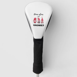 Zuhause Alone mit Gnomies Funny Christmas T - Shir Golf Headcover