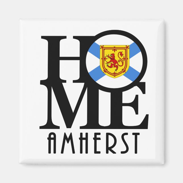 ZUHAUSE Amherst Magnet (Vorne)