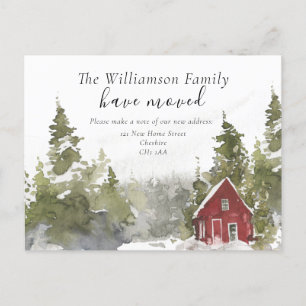 Zuhause Änderung der Anschrift Postkarte