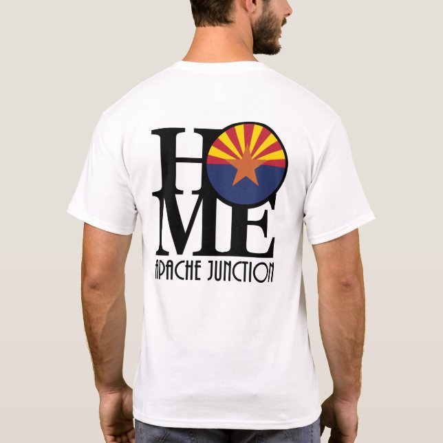 ZUHAUSE Apache Junction Arizona T-Shirt (Rückseite)