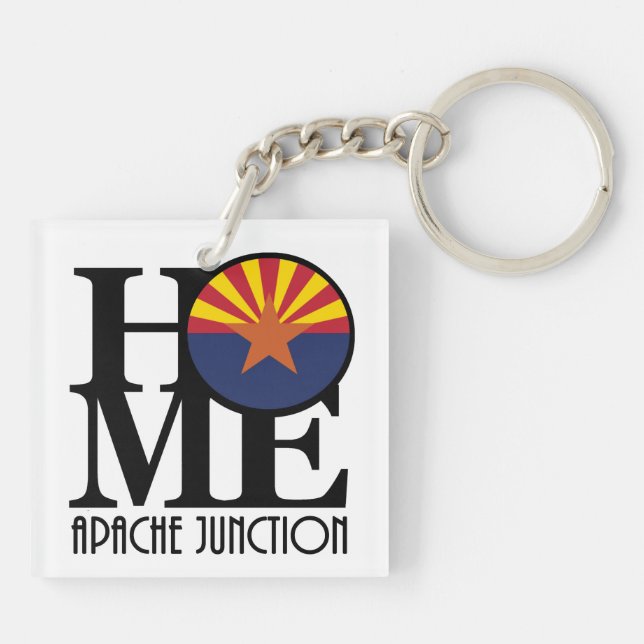 ZUHAUSE Apache Junction Schlüsselanhänger (Rückseite)