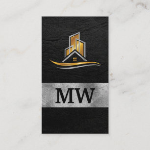 Zuhause Architect Real Anwesen Logo Visitenkarte