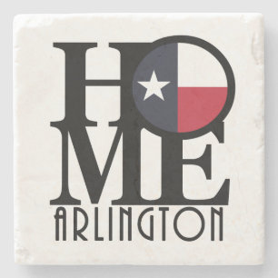 ZUHAUSE Arlington Texas Steinuntersetzer