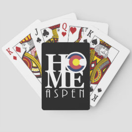ZUHAUSE Aspen Colorado Spielkarten