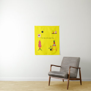 Zuhause Ästhetische Diadesign für Frauen Wandteppich
