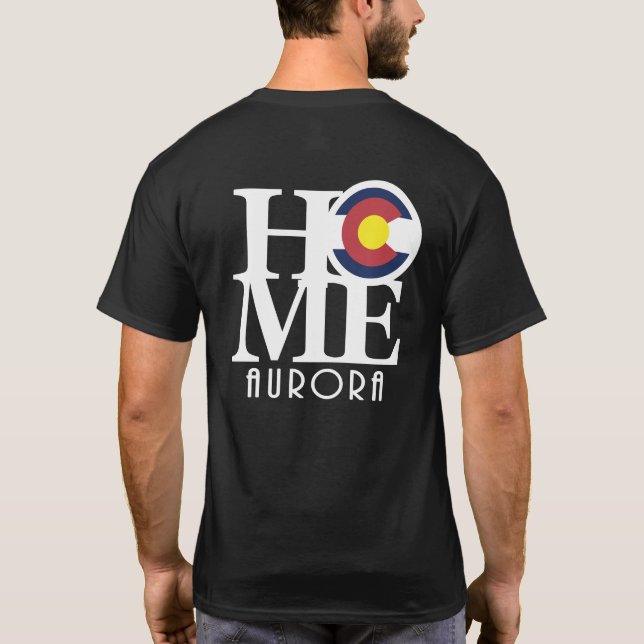ZUHAUSE Auroracolorado T-Shirt (Rückseite)