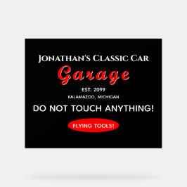 Zuhause Auto Mechanische Garage Flying Tools Akryl Acrylschild